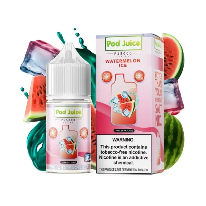Watermelon ICE PJ5000 SALT – Pod Juice – 30mL