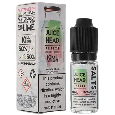 Watermelon Lime Freeze Nic Salt E Liquid 10ml by Juice Head
