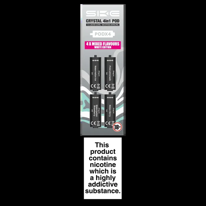 White Edition SKE Crystal 4in1 Pods