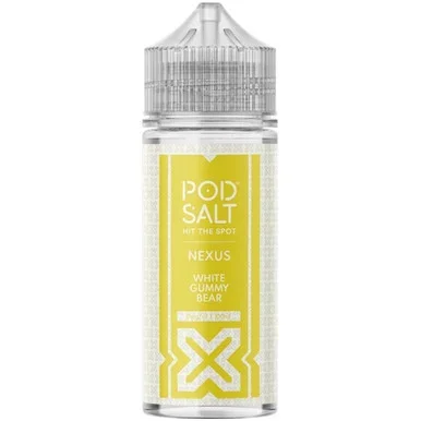 White Gummy Bear E Liquid 100ml Shortfill by Pod Salt Nexus