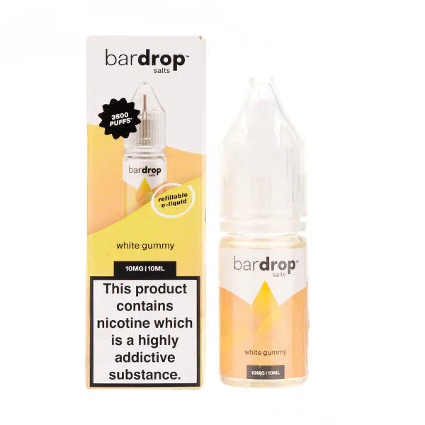 White Gummy Nic Salt E-liquid by Bar Drop