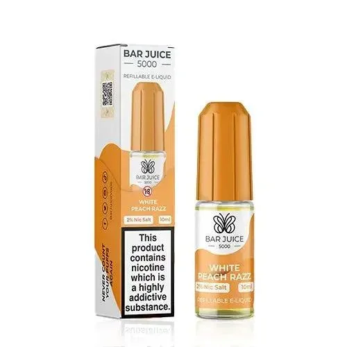 White Peach Raz Nic Salt 10ml