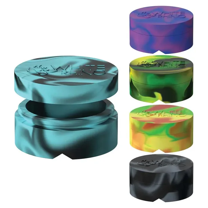 WHITE RHINO SILICONE SPINNER JAR