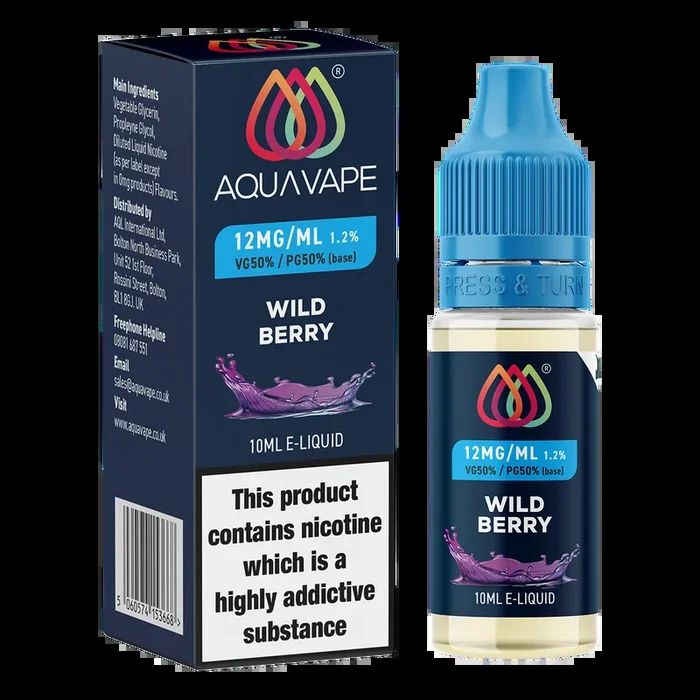 Wild Berry E-Liquid by Aquavape – 10ml