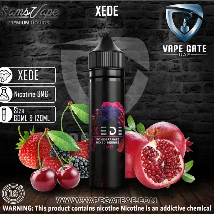 Xede Ejuice 60ml Ejuice by Sam Vapes