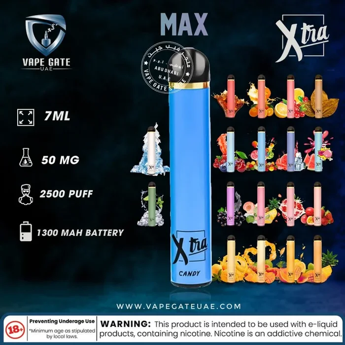 Xtra MAX Disposable Vape Pod – 2500 Puffs