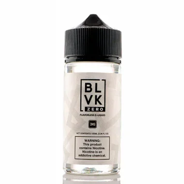 Zero | BLVK Flavorless E-Liquid | 100ml (closeout)