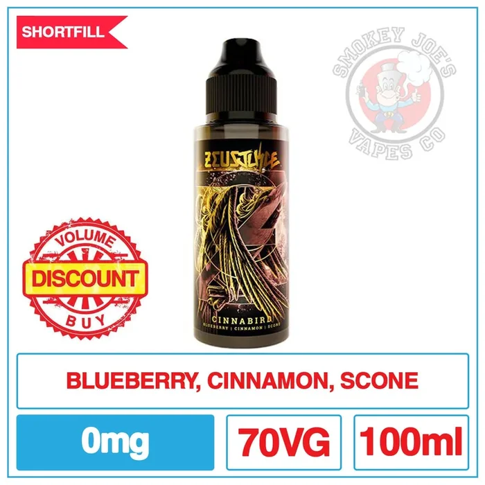 Zeus Juice – Cinnabird – 100ml