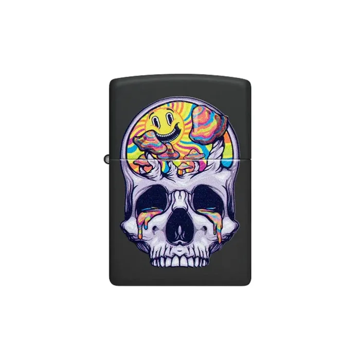 Zippo Lighter – Skull Moon Design