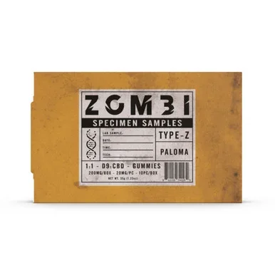 Zombi Specimen Sample Type Z 1:1 Delta-9 CBD Gummies – 200MG