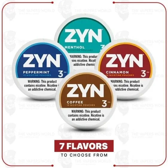 ZYN 3MG NICOTINE POUCHES